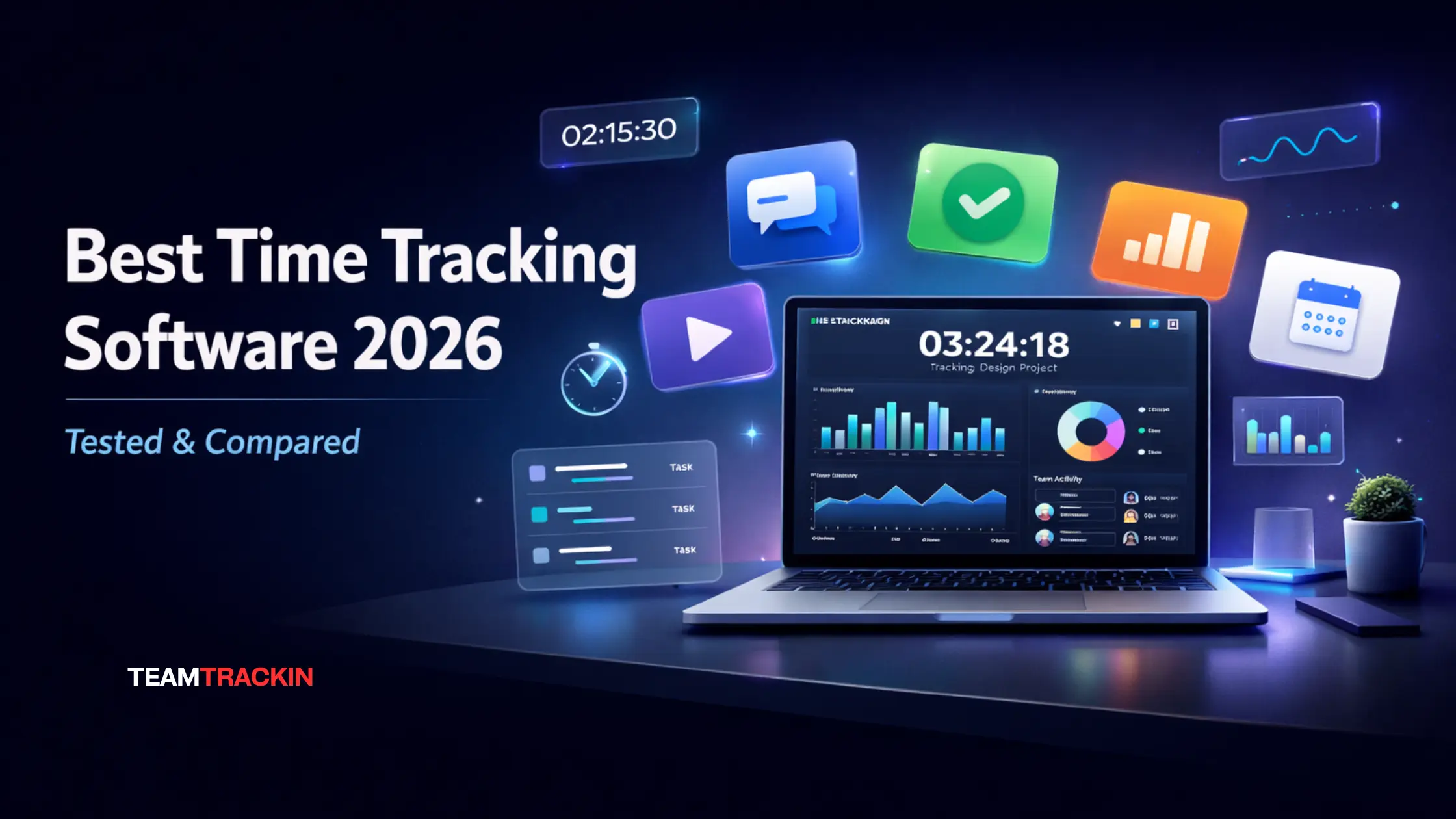 5 Best Time Tracking Software in 2026 (Tested) | TeamTrackin